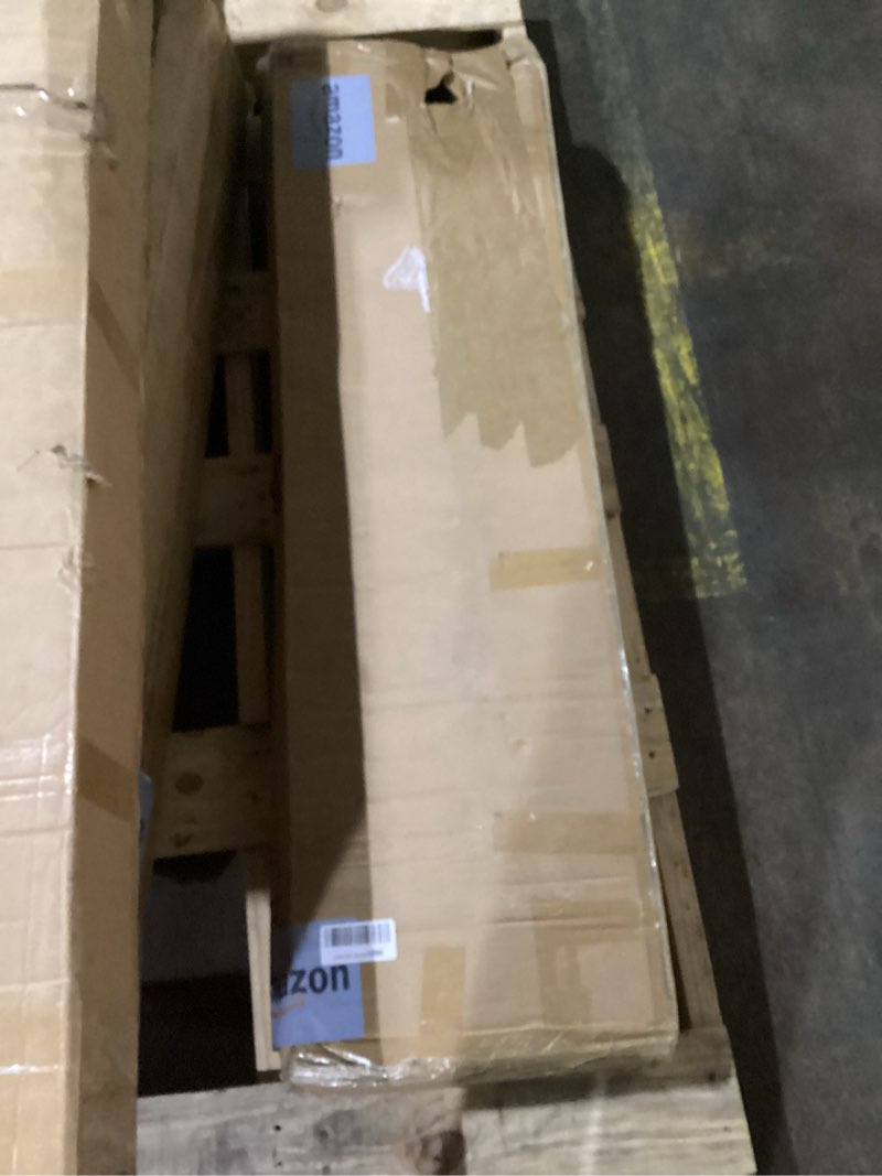 Condition photo showing Good Condition for OLEVS Full Bed Frame with Headboard, Metal Platform Bed Full Size with 2-Tier Storage, LED Light & Charging Station Type C, No Box Spring Needed