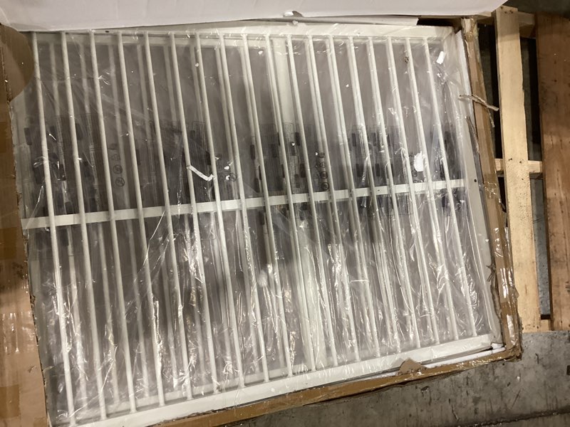 Condition photo showing Good Condition for 43'' Dog Crate Furniture with 3 Doors, XL Wooden Crate End Table, Heavy Duty Indoor Puppy Cage Kennel for Medium to Large Dogs, Multiple Units Can be Combined Ancient gray XL(43.31''×29.92''×33.07'') Combination Single Crate