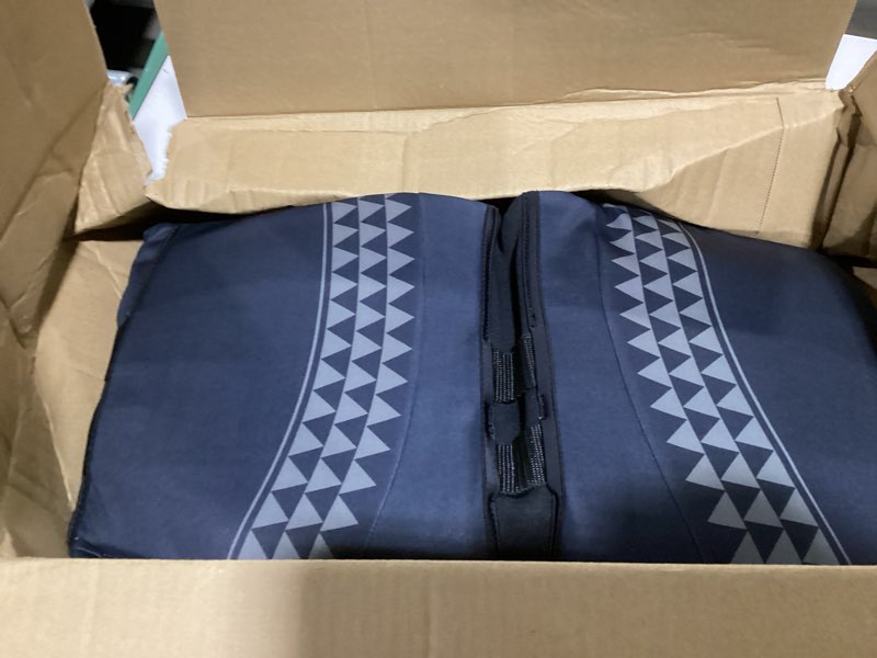 Condition photo showing Good Condition for poesidon life vest life jacket for adult legendary geometric print ideal for any water sports unisex for kayaking, paddling, sup, fishing and more grey x-large