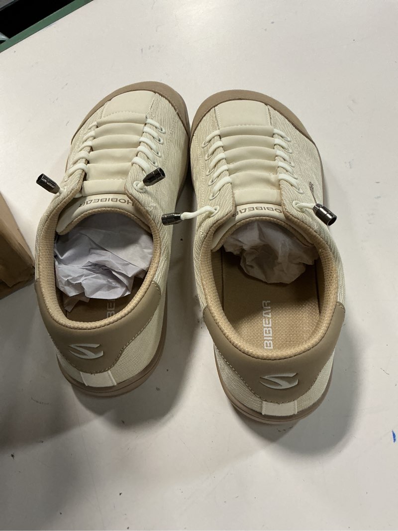 Condition photo showing New/Like New for hobibear women's barefoot mesh sneakers - lightweight wide toe zero drop slip-on