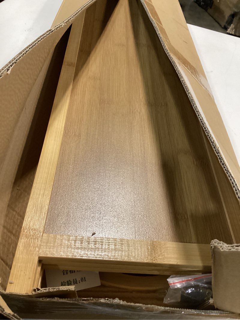 Condition photo showing Good Condition for UDEAR Bamboo Shoe Rack 3-Tier Shoe Storage Organizer Entryway Shoe Shelf