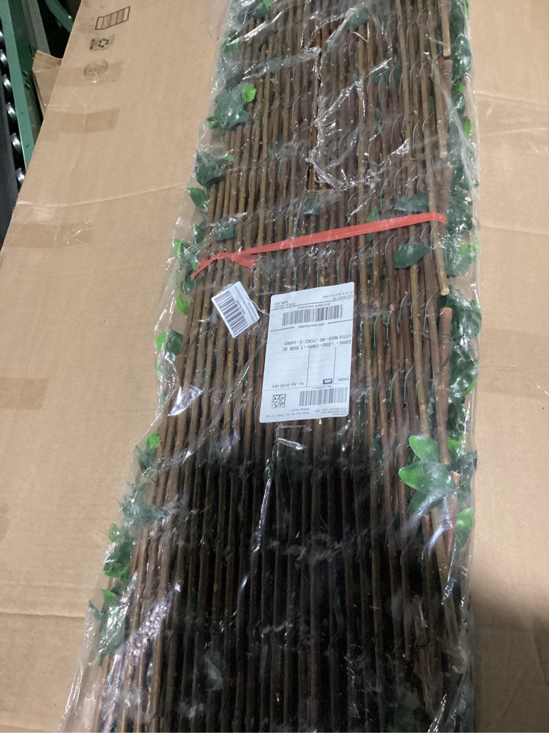 Condition photo showing Good Condition for expandable fence privacy screen for balcony patio outdoor,decorative faux ivy fencing panel,artificial hedges (single sided leaves)…7 1 deep green