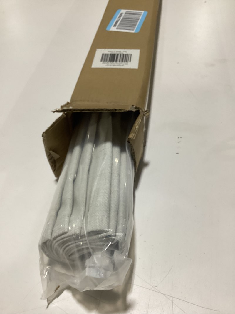 Condition photo showing Good Condition for LazBlinds No Tools No Drill Cordless Roman Shades for Windows, Blackout Thermal Insulated UV Blocking Window Blinds, Room Darkening Fabric Blinds for Indoor Windows, 33'' W x 48'' H, Off White Blackout - Off White 33" W x 48" H