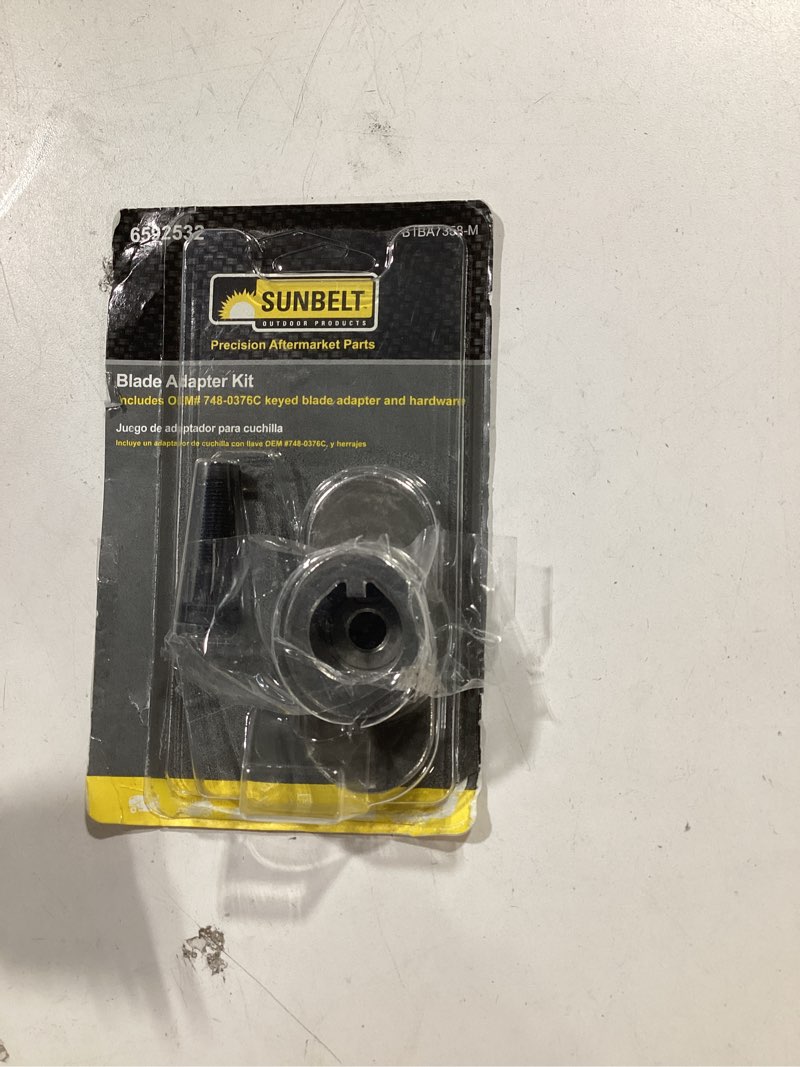 Condition photo showing As Is for sunbelt universal series blade adapter for walk-behind mower universal -in deck size