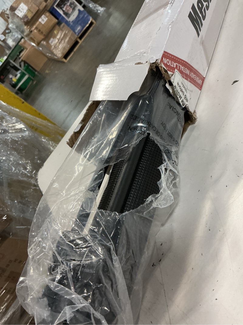 Condition photo showing Good Condition for reinforced 80 inch retractable baby gate extra wide baby gate for wide openings, indoor/outdoor retractable dog gate for doorway, mesh dog gate indoor prevent babies/pets from crawling under, black black 33" tall x 80" wide? with reinforced bar ?