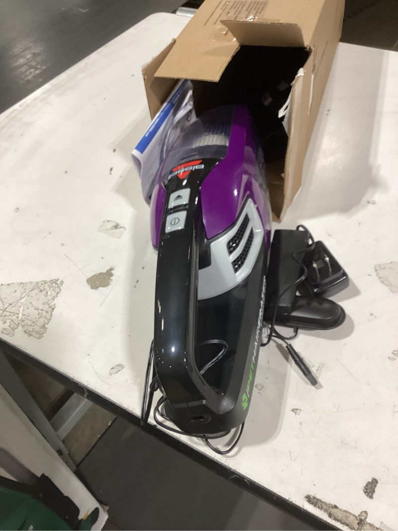 Condition photo showing Good Condition for bissell pet hair eraser lithium ion cordless hand vacuum  purple  2390a