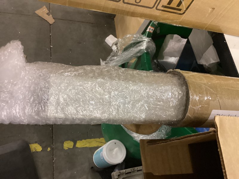 Condition photo showing Good Condition for Landical 2 Set 4ft Plastic Sliding Door Track Set for 3/4" Thick Panels Closet Glass Doors Include 2 Pcs Top Bottom Sliding Cabinet Track for Cabinet Window(White)