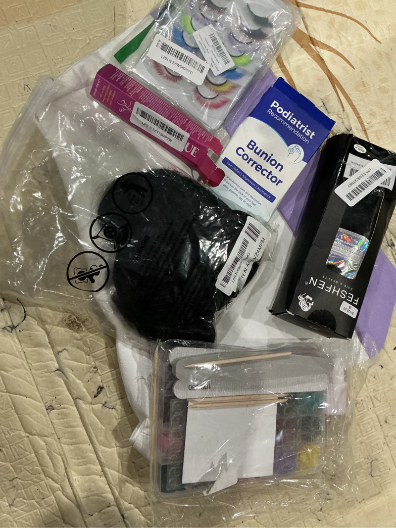 Condition photo showing As Is for assorted health and beauty lot makeup
