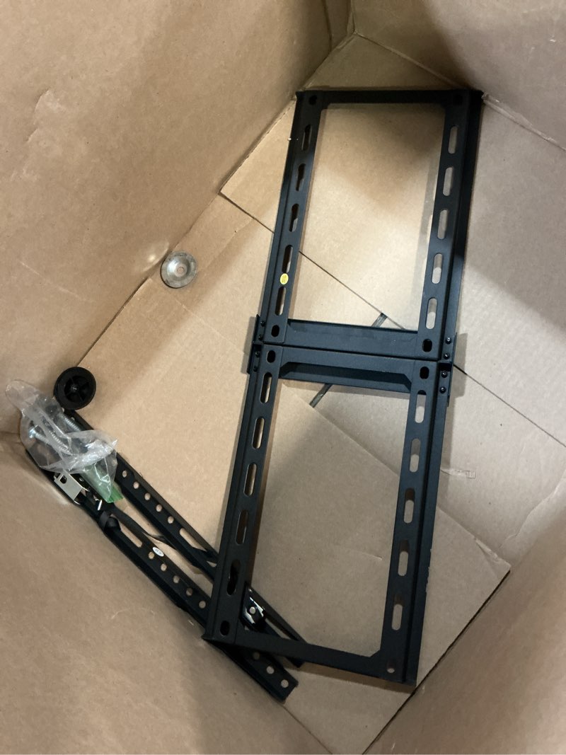 Condition photo showing As Is for mounting dream tv mount fixed for most 42-84 inch flat screen tvs, ul listed tv wall mount bracket up to vesa 600 x 400mm and 132 lbs - fits 16"/18"/24" studs - low profile and space saving md2163-k for 42"-84" tv