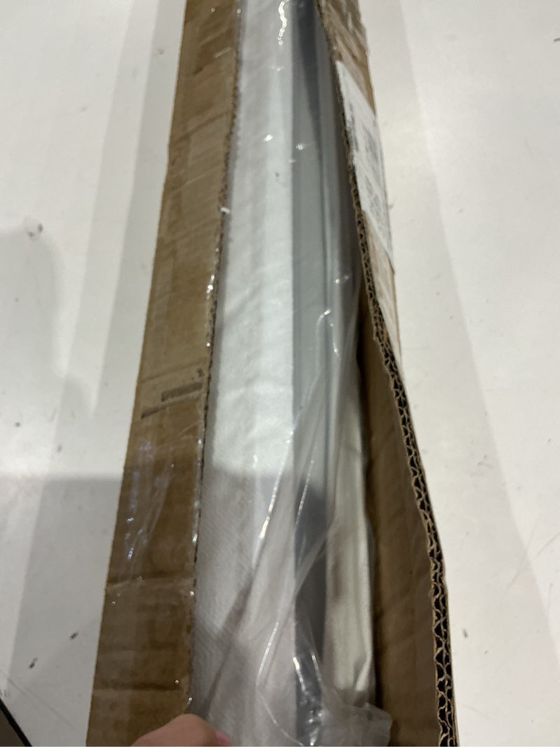 Condition photo showing As Is for lazblinds cordless roman shades for windows, light filtering thermal insulated window blinds, lightweight fabric blinds for indoor windows, 31" w x 60" h, white light filtering - white 31" w x 60" h