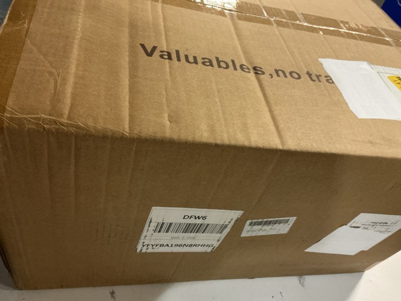 Condition photo showing New/Like New for commercial deep fryer with basket, 3400w 12.7qt/12l, detachable large capacity stainless steel countertop electric oil fryer with temperature control for restaurant or home use
