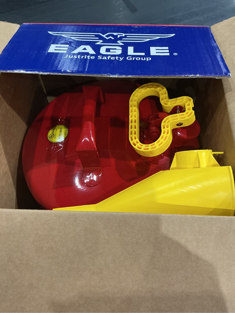Condition photo showing Good Condition for eagle 5-gallon metal gasoline can