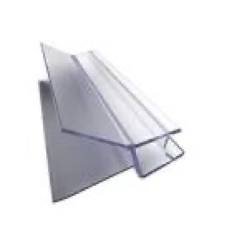 DreamLine Clear Bottom Vinyl Sweep with a Deflector 42" Length, 309D2-10, for 10 Glass Shower Door, 63015100-1067 42" Clear