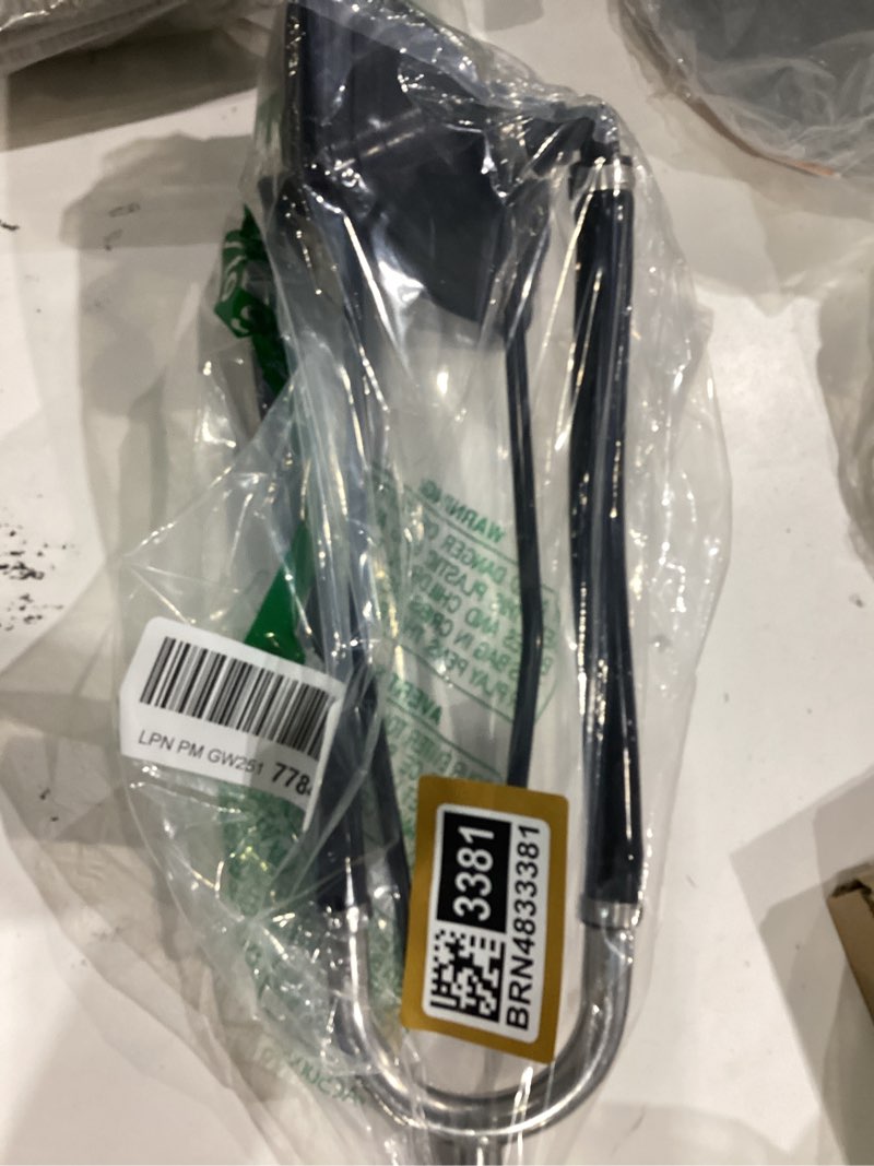 Condition photo showing New/Like New for steel dual feed muff style heavy duty steel boat motor flusher | use for antifreeze winterization or common water flush | 5/8 inch standard garden hose connection