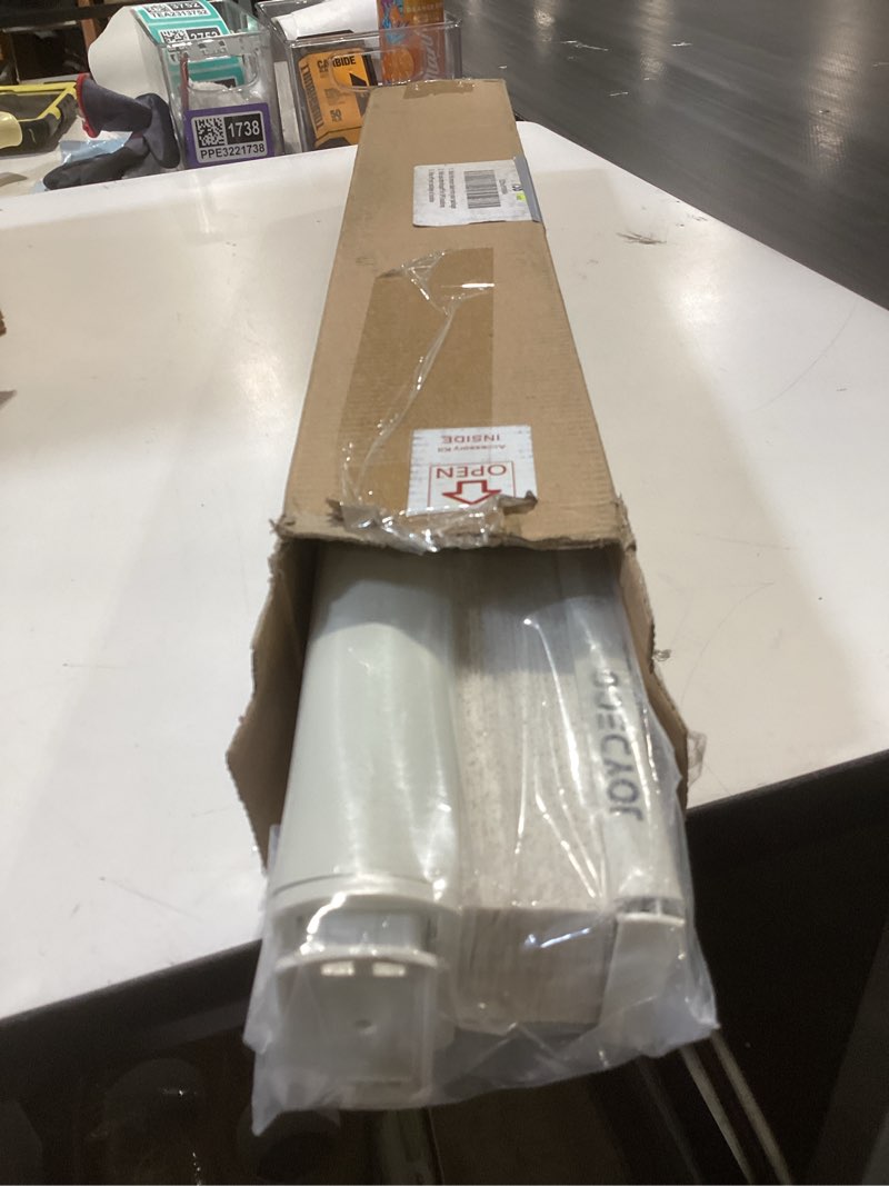 Condition photo showing New/Like New for joydeco no drill linen cellular blinds for indoor windows, light filtering cordless cellular shades for thermal insulation noise reduction, window shades for home (linen cream, 20" w x 64" h) linen - beige 20"w x 64"h