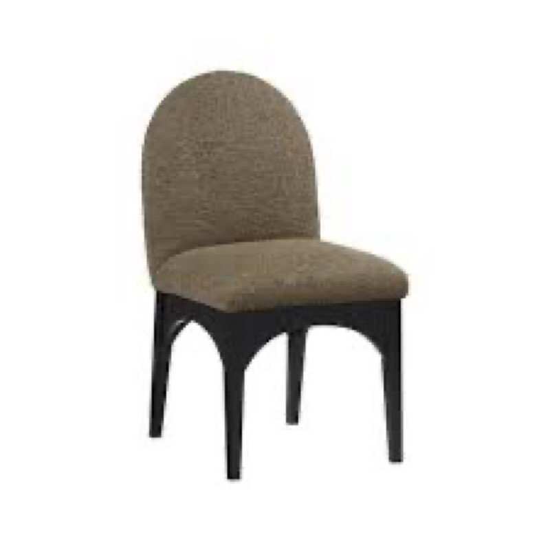 Meridian Furniture,Waldorf Boucle Fabric Dining Chair