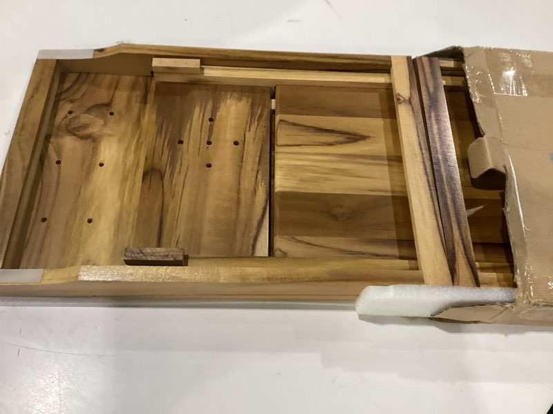 Condition photo showing Good Condition for teak bathtub tray, bathtub caddy, expandable bath tub tray wood, bath table tray&bathtub shelf, luxury bathtub & bathroom accessories and organizer, house warming&wedding gifts(large)