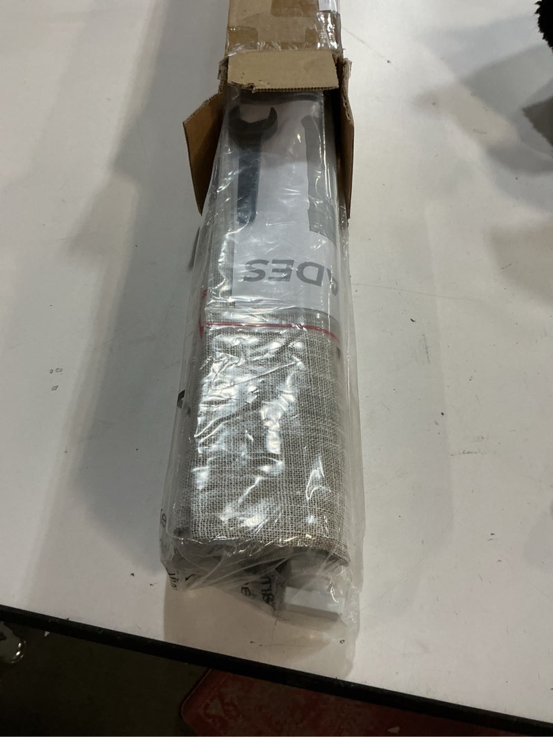 Condition photo showing Good Condition for no Drill Cordless Roman Shades for Windows, 22" W × 64" H - 100% Blackout - Linen - Beige 100% Blackout - Linen - Beige 22" W × 64" H