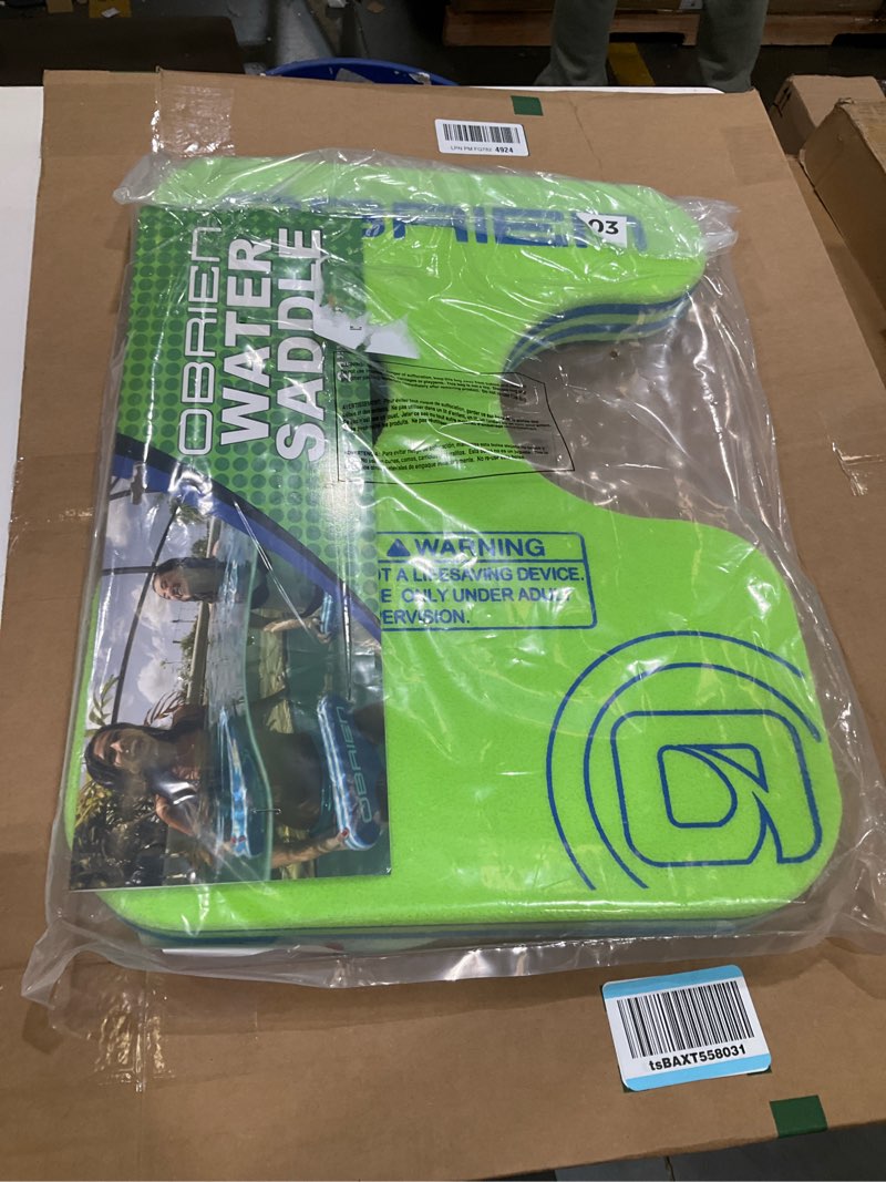 Condition photo showing Good Condition for o'brien foam water saddle water saddle green