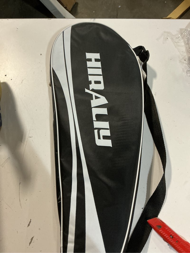 Condition photo showing Good Condition for hiraliy badminton rackets set for backyards, badminton set, includ 2/4 rackets, 6/12 birdies, 1 carrying bag, outdoor game for adult family beginner 4 player(4 racket 12 birdies)