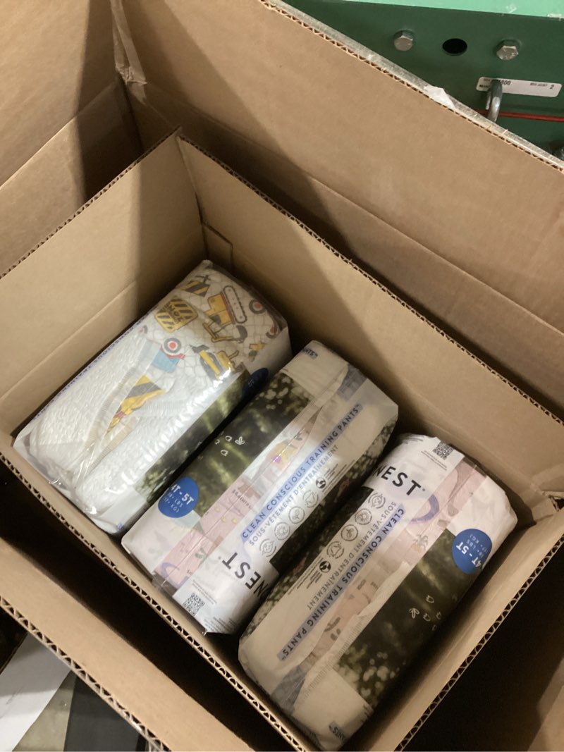 Condition photo showing New/Like New for the honest company clean conscious diapers | plant-based, sustainable | sky's the limit + wingin it | super club box, size 6 (35+ lbs), 68 count