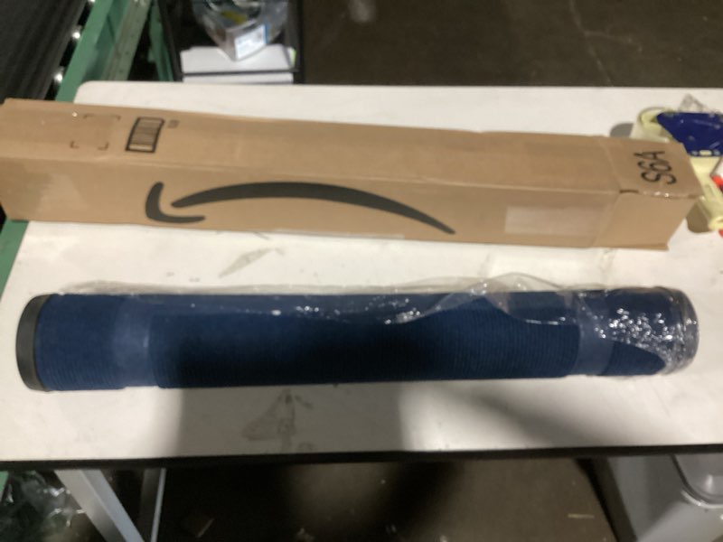 Condition photo showing Good Condition for OLANLY Front Door Mat Indoor Outdoor Entrance, Waterproof All-Season, All-Weather Doormat, Sturdy Natural Rubber, Fade Resistant, Low Profile, Easy Clean Patio Porch Entryway Mat, 47x32, Blue Blue Classic Border Rectangular 47" x 32"