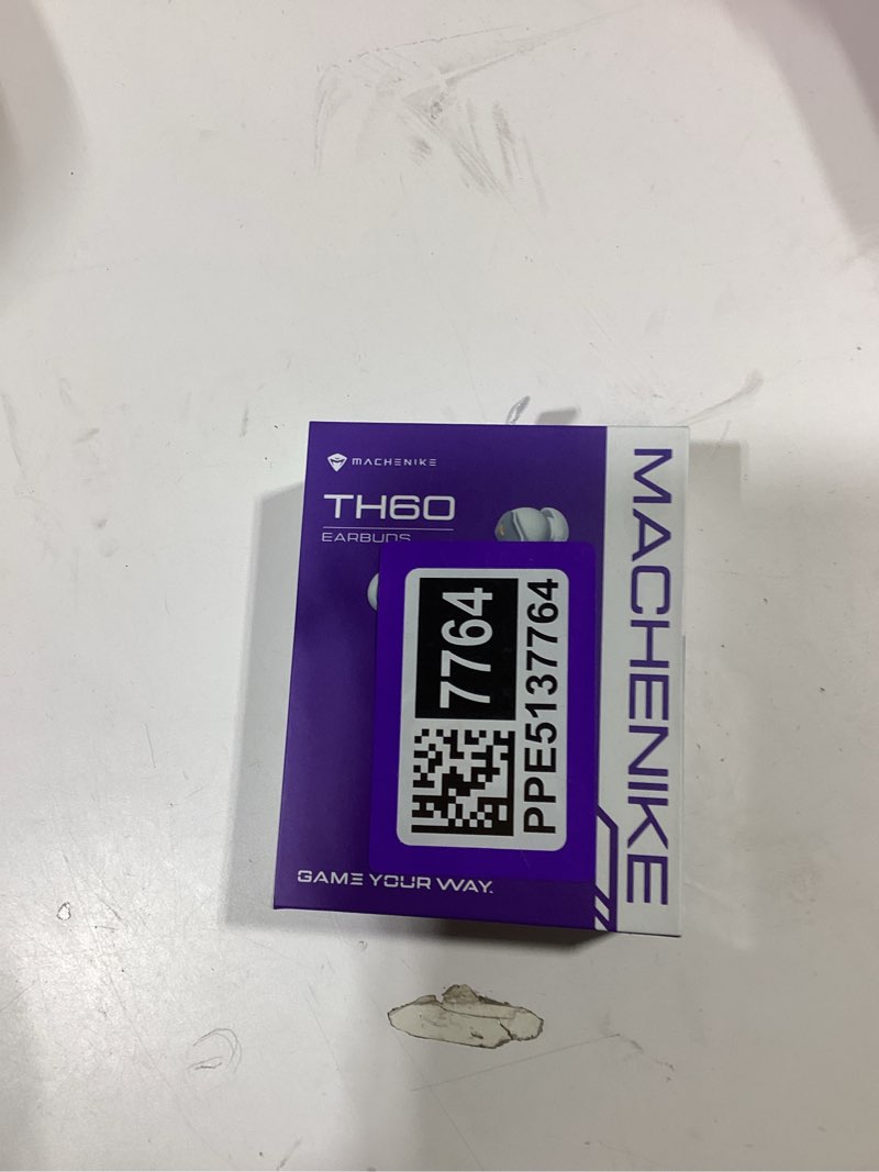 Condition photo showing Good Condition for machenike th60 gaming wireless earbuds, ultra-low latency, active noise cancelling mic, dual mode 2.4ghz & bluetooth, 36-hour battery life, ipx5 waterproof, hi-fi sound, vr, switch, pc, phone