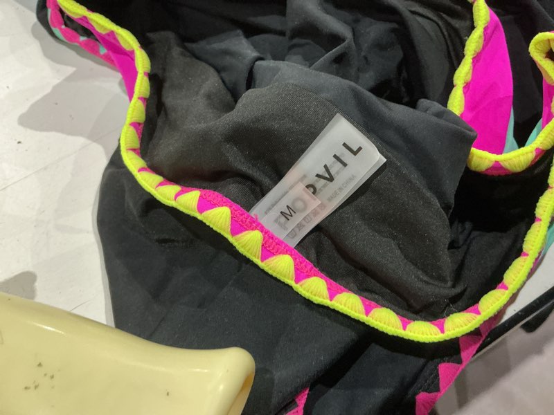 Condition photo showing Good Condition for popvil high waisted bikini sets for women tummy control swimsuits 3 piece bathing suits neon swimwear with skirt 2026