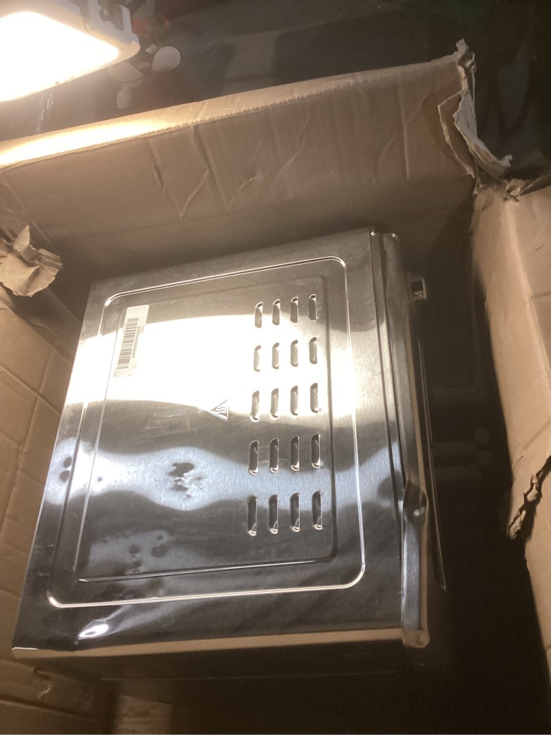 Condition photo showing Good Condition for dan - emeril lagasse extra large french door air fryer toaster oven combo, 24 cooking functions and digital controls, 7 accessories included, stainless steel finish, 26qt capacity