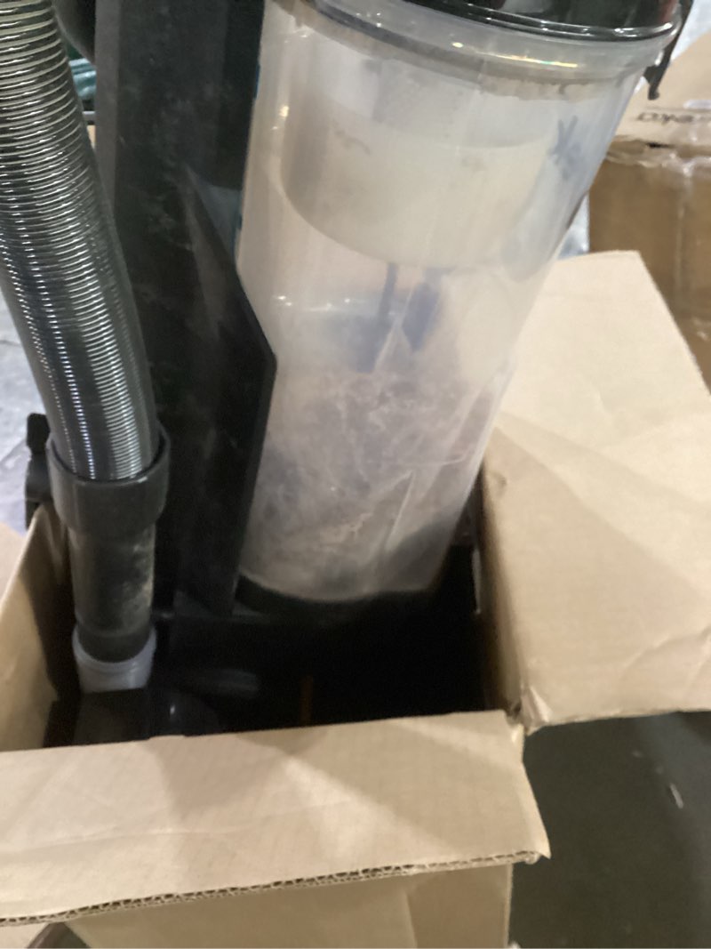 Condition photo showing As Is for EUREKA PowerSpeed Lightweight Powerful Upright Vacuum Cleaner for Carpet and Hard Floor, Pet Turbo, Black,Yellow Yellow NEU181D with Pet Tool