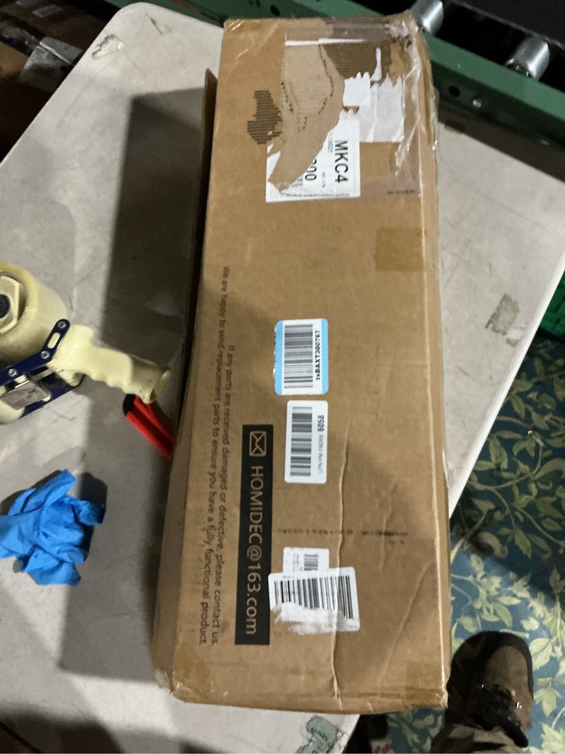 Condition photo showing Good Condition for HOMIDEC Clothes Drying Rack, Oversized 4-Tier(67.7" High) Foldable Stainless Steel Drying Rack Clothing, Movable Drying Rack with 4 castors, 24 Drying Poles and 14 Hooks for Bed Linen, Clothing, Grey Gray