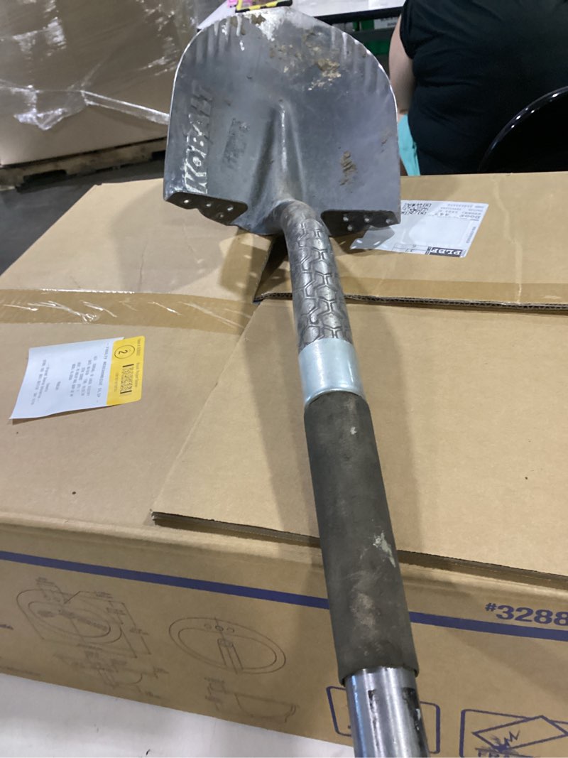 Condition photo showing As Is for similar to koleiya shovel,shovels for digging heavy duty with fiberglass handle,spade shovel for gardening trenching planting transferring,57 inches,blue