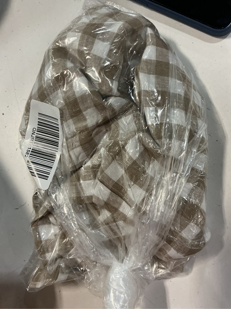Condition photo showing Good Condition for european linen gingham euro sham, euro, cafe
