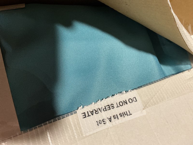 Condition photo showing Good Condition for lordtex indoor/outdoor curtains - waterproof tab top patio curtains sun blocking set of 2 panels thermal insulated curtain for porch, pergola, cabana, gazebo, 52 x 96 inch, teal 52"w x 96"l (pack of 2) teal