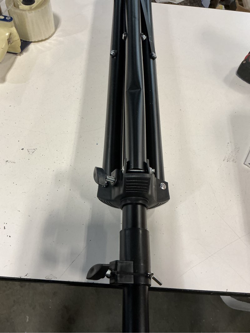Condition photo showing As Is for tripod speaker stand