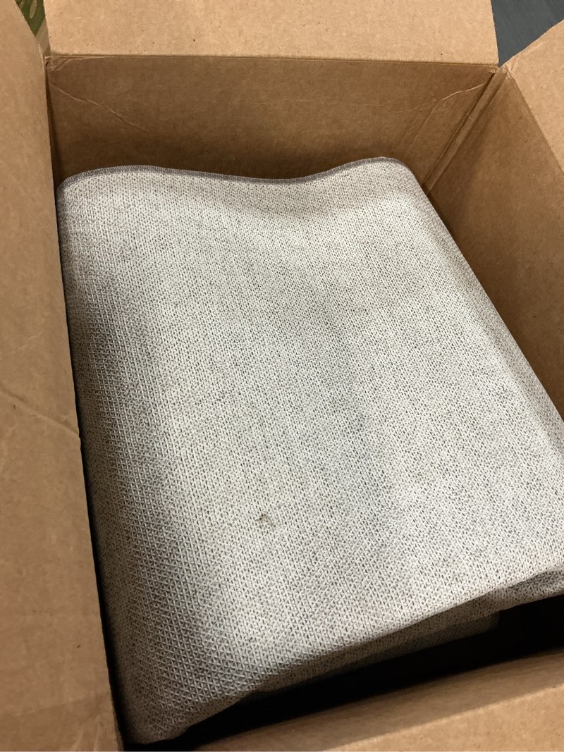 Condition photo showing As Is for 5x7 area rugs - machine washable area rugs 5x7 for living room, soft washable rugs 5x7, non-slip washable area rug, stain resistant abstract low pile thin washable rug 5x7 5'x7' blue