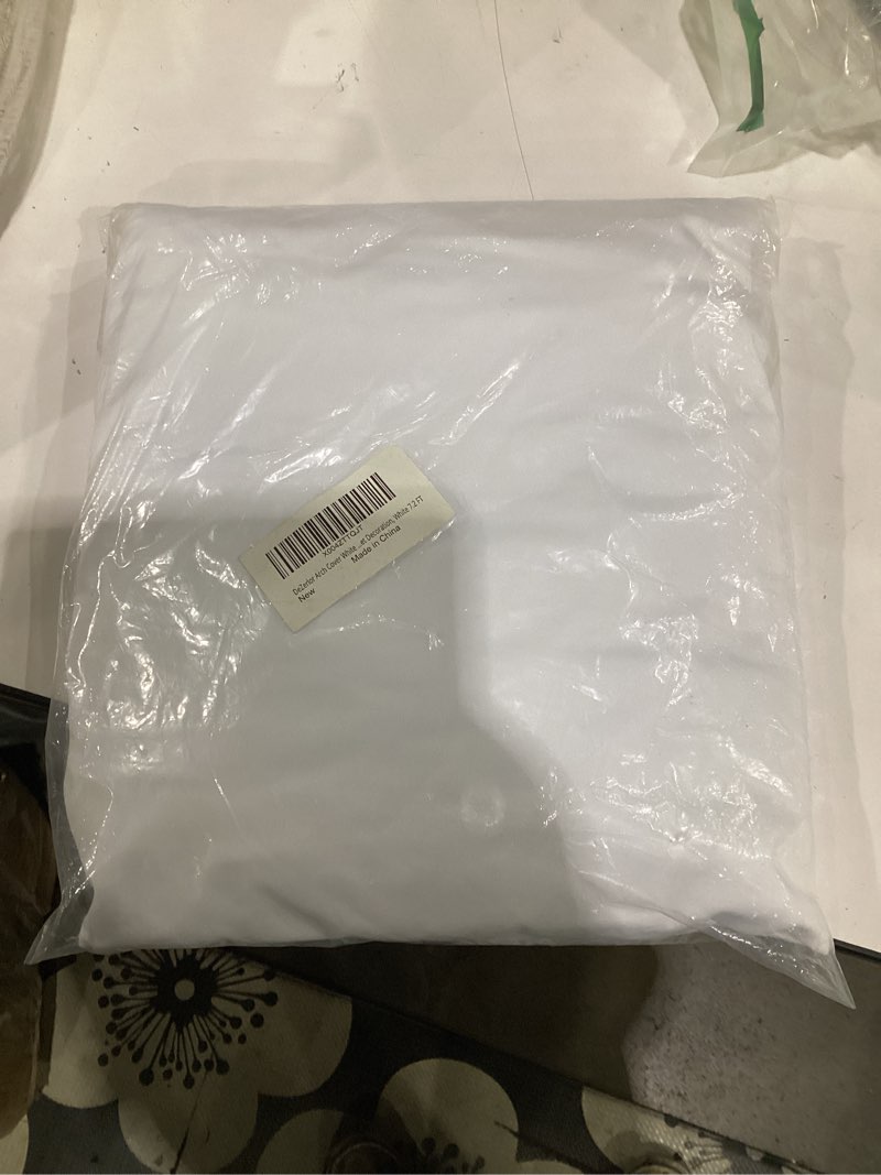 Condition photo showing Good Condition for dezerlor white wedding backdrop cover 7.2ft stretchy arch stand covers | spandex round top photo backgrounds chiara arch cover, outdoor home decor for party bridal baby shower birthday 7.2ft white