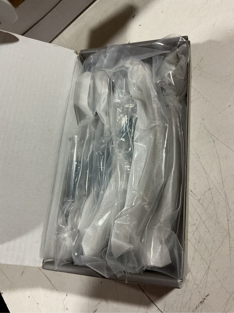 Condition photo showing Good Condition for amerdeco 10 pack brushed satin nickel cabinet pulls 5 inch(128mm) hole centers, handles for kitchen cabinet hardware, arch cabinet handles for bathroom dresser drawer handles zh0016… 5"/128mm hole center 10 pack brushed satin nickel