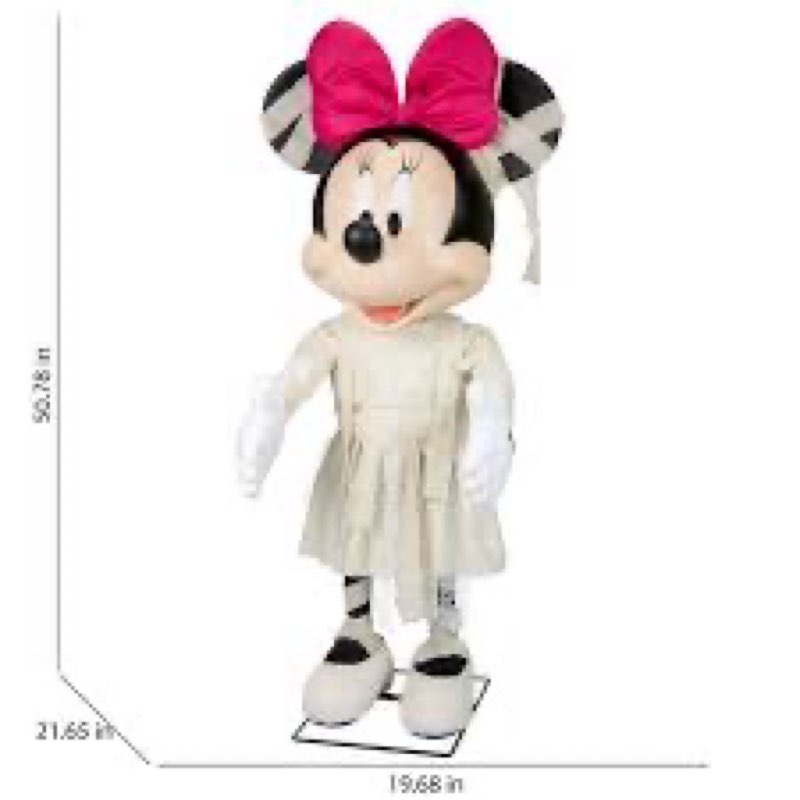Disney 4-ft Motion Activated Minnie Mouse Mummy Halloween Animatronic