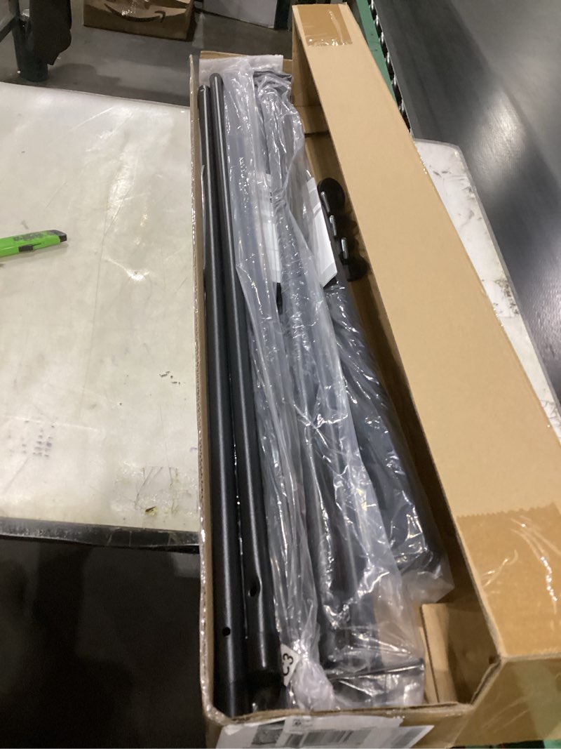 Condition photo showing New/Like New for Room Divider 6FT Single Panel Privacy Screen, 71'' Wide Fabric Indoor Room Divider Wall Divider for Room Separation, Portable Room Partitions and Dividers Freestanding Temporary Wall Room Separators Black Upgraded Base-1 Panel