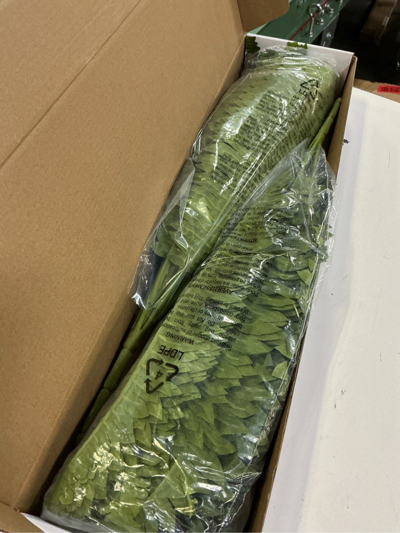 Condition photo showing Good Condition for 35" ferns artificial bush plants large, 2 artificial boston ferns with 39 fronds for outdoors home decor