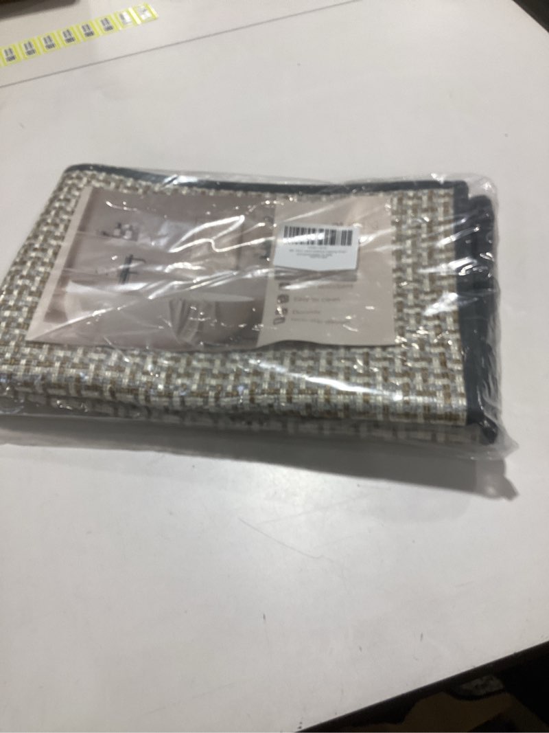 Condition photo showing New/Like New for Bath Mat Rug-Ultra Thin Non Slip Bath Mats for Bathroom Mat Quick Dry, Rubber Backing Washable Bathroom Rugs Fit Under Door, Absorbent Bath Rugs, Shower Outside,Sink Gray 20"x32" 20" x 31" D- Grey
