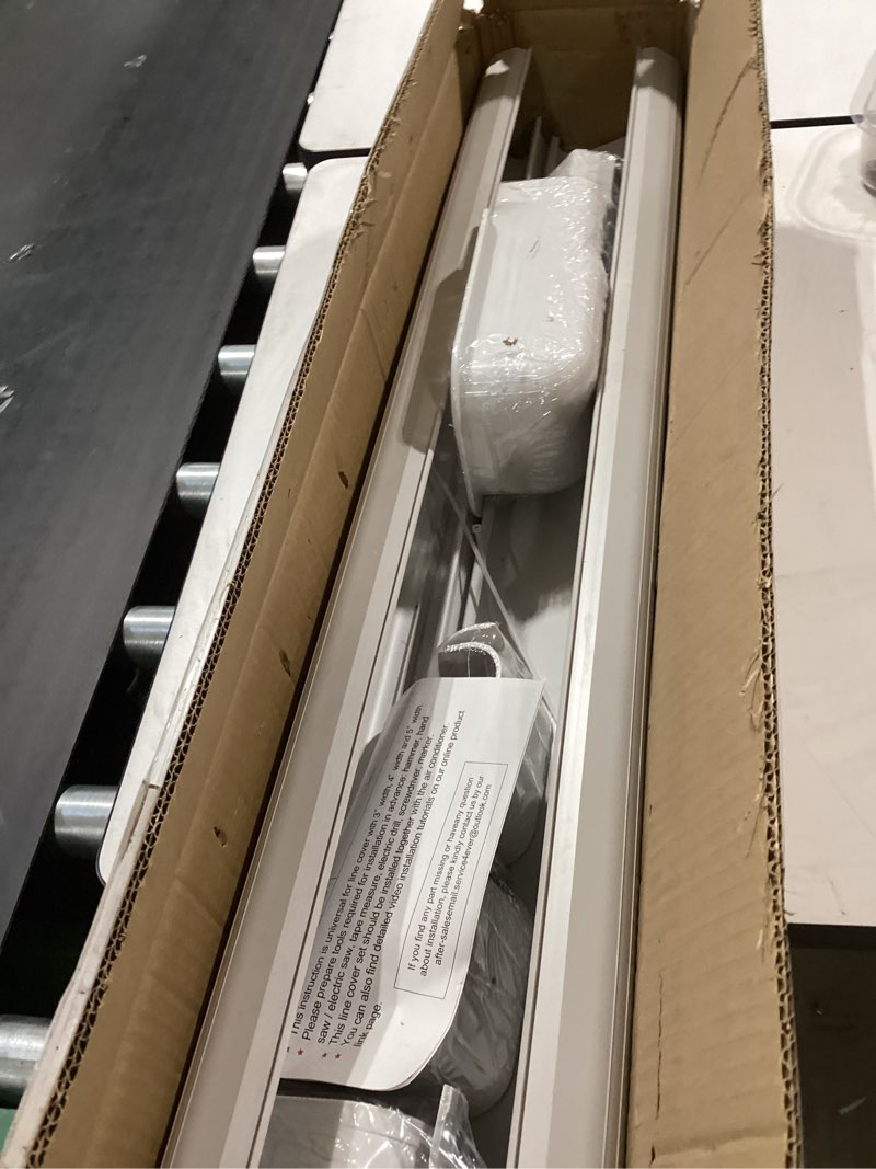 Condition photo showing Good Condition for 4 inch mini split line set cover 11 ft, pvc & pp line cover set universal for mini split ac & central ac, line set cover for heat pump system 4" x 11 feet