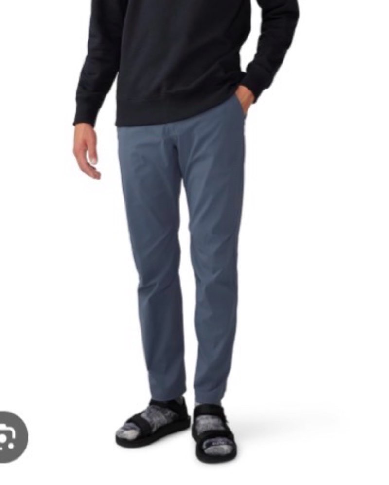 mountain hardwear men's explore pant, blue slate, 46 x 32
