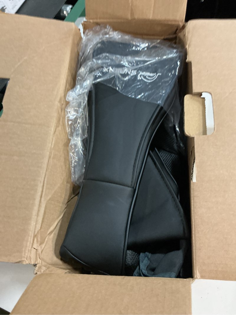 Condition photo showing Good Condition for snailax shiatsu neck and back massager with heat, neck and shoulder massager, deep kneading electric massage pillow for shoulder, back, leg muscle for home & office, gifts for dad coal black 1 count