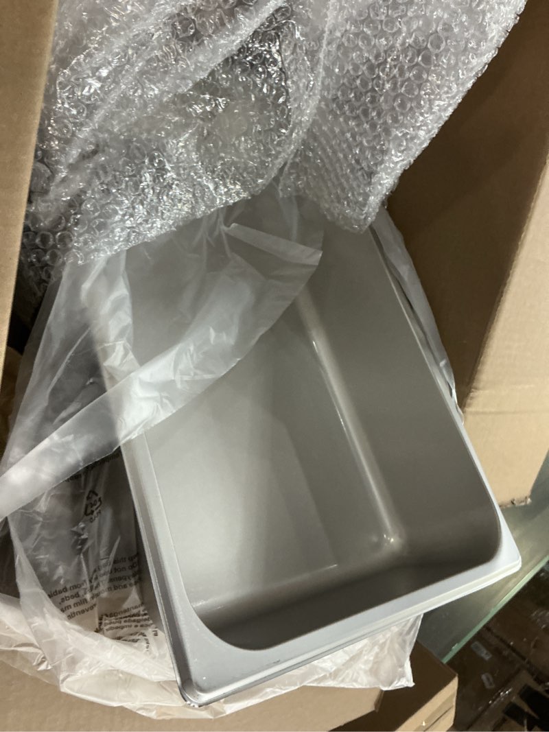 Condition photo showing Good Condition for winco 4-inch pan, full, stainless steel 4" deep straight sided