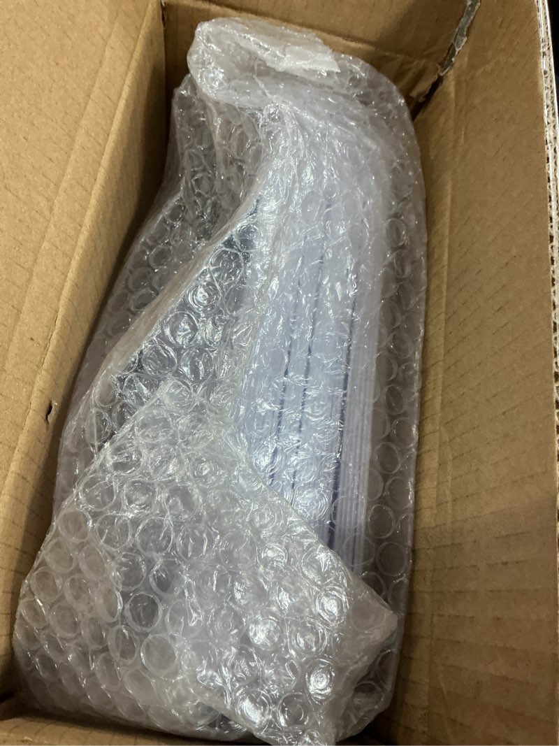 Condition photo showing New/Like New for pulote 60pcs white square plastic plates disposable - heavy duty party plates include 30 dinner plates,30 dessert plates for parties&weddings white 60 pcs