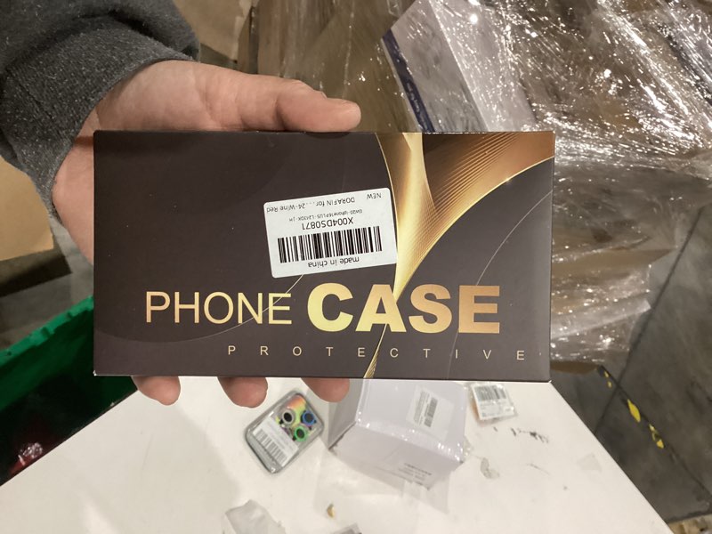 Condition photo showing New/Like New for for iPhone 16 Pro Case with Invisible Ring Stand,Military Drop Protection Compatible with Mag-Safe Matte Translucent Back Anti-Slip Shockproof Phone Cover 6.3 Inch 2024-Wine Red Wine Red For iPhone 16 Pro 6.3 INCH