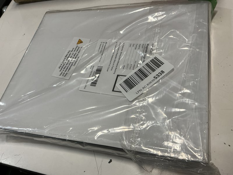 Condition photo showing Good Condition for maxgear wall mount sign holder 8.5 x 11, self adhesive magnetic display picture frames with strong magentic border and clear pvc, document poster paper wall sign holder for home office store, 24 pack 8.5x11 24 pack