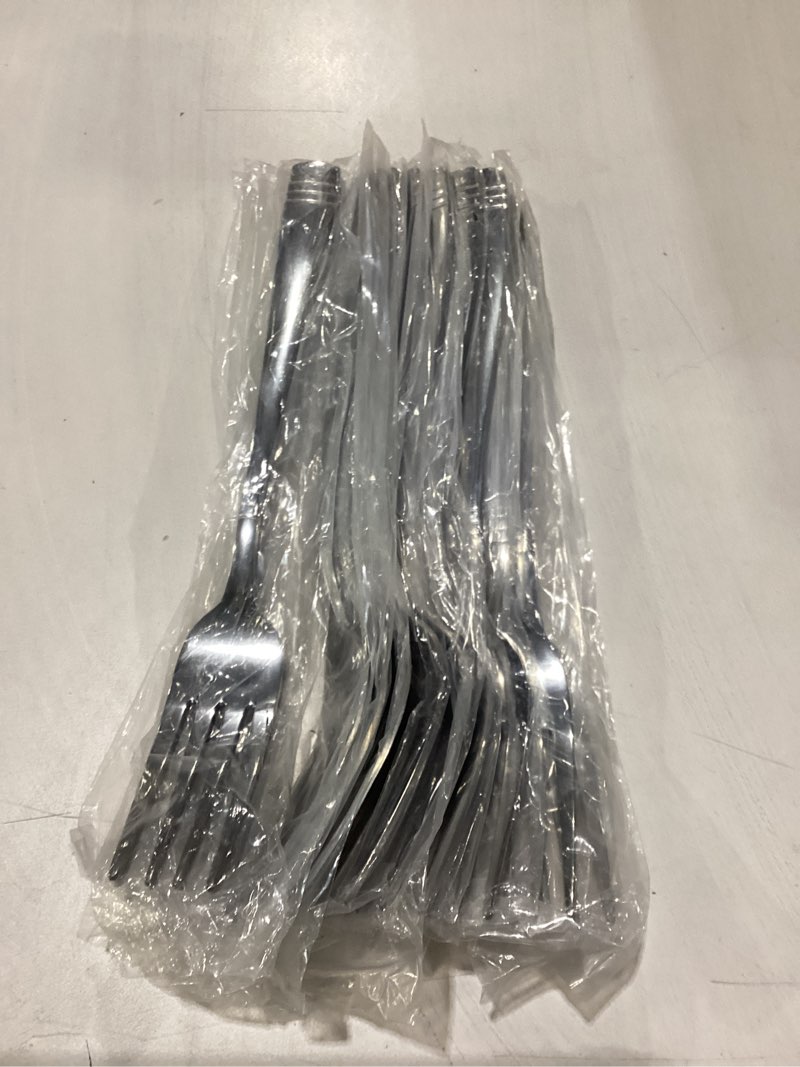 Condition photo showing New/Like New for stainless steel forks set of 12, kitchen forks for eating